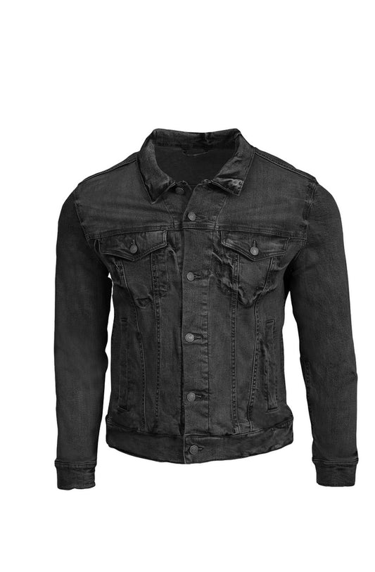 Men's Black Denim Jacket