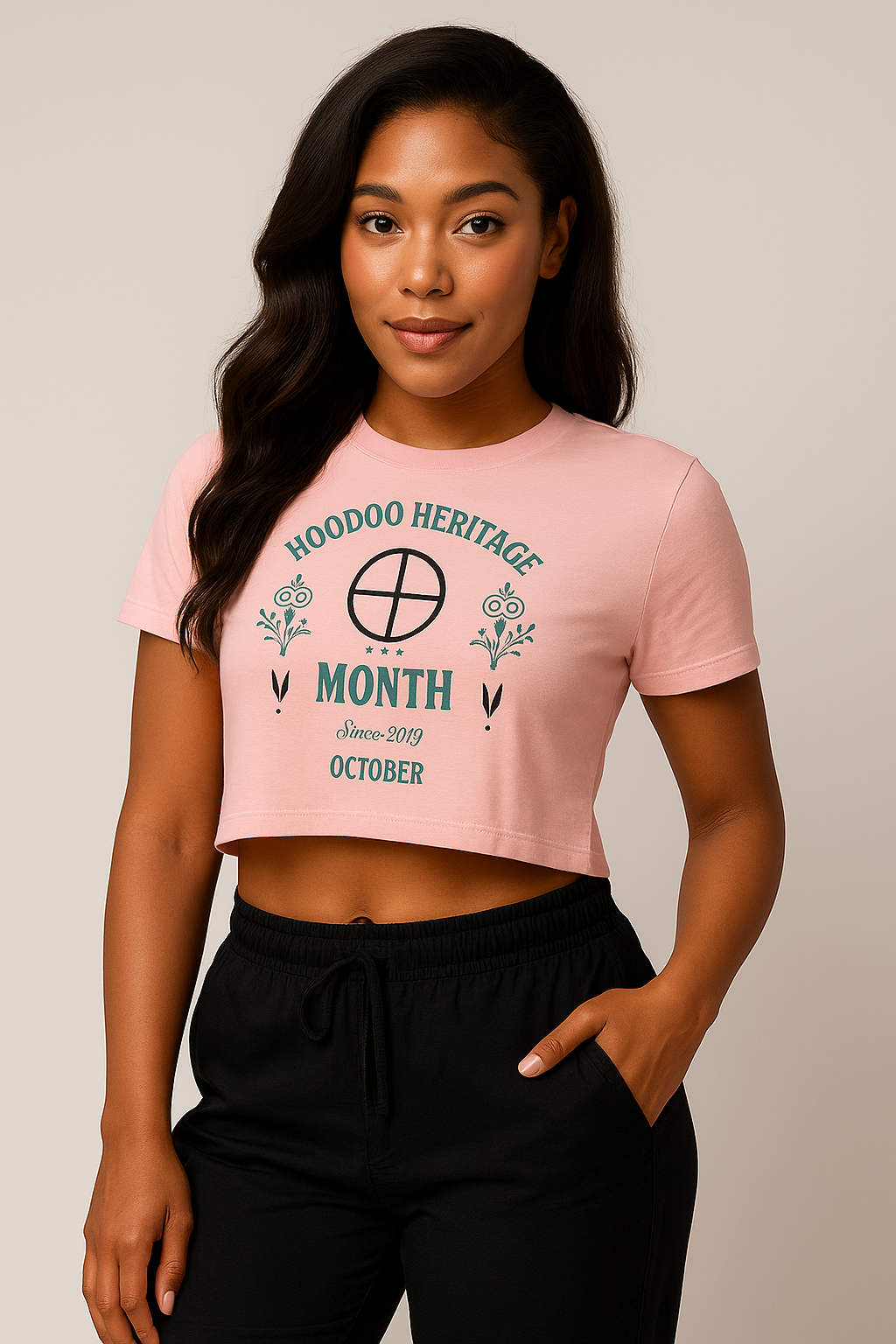 Women’s Hoodoo Heritage crop t-shirt