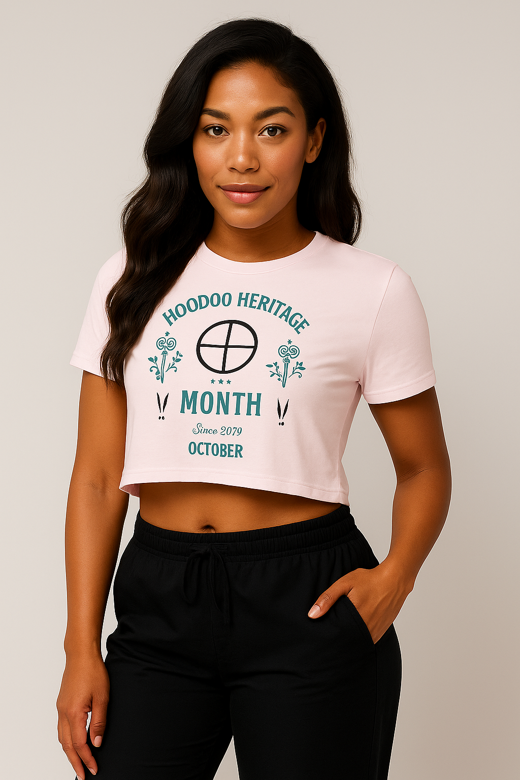 Women’s Hoodoo Heritage crop t-shirt