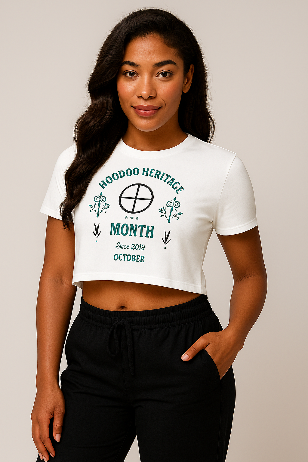 Women’s Hoodoo Heritage crop t-shirt